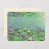Wasserlilien von Claude Monet, Vintager Impression (Vorne/Hinten)