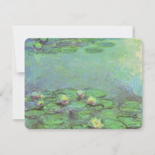 Wasserlilien von Claude Monet, Vintager Impression (Vorderseite)
