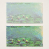 Wasserlilien von Claude Monet, Vintager Impression (Vorne & Hinten)