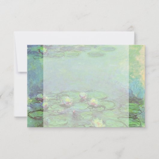Wasserlilien von Claude Monet, Vintager Impression (Vorderseite)