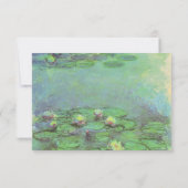 Wasserlilien von Claude Monet, Vintager Impression (Rückseite)