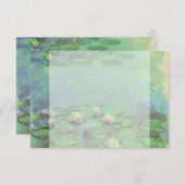 Wasserlilien von Claude Monet, Vintager Impression (Vorne/Hinten)
