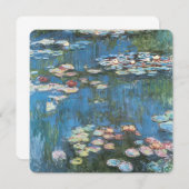 Wasserlilien von Claude Monet, Vintager Impression (Vorne/Hinten)