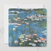 Wasserlilien von Claude Monet, Vintager Impression (Vorderseite)