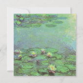 Wasserlilien von Claude Monet, Vintager Impression (Rückseite)