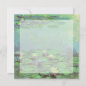 Wasserlilien von Claude Monet, Vintager Impression (Vorderseite)
