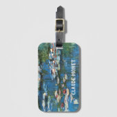 Wasserlilien von Claude Monet, Vintager Impression Gepäckanhänger (Vorderseite Vertikal)