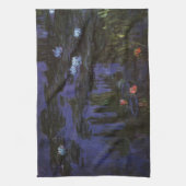 Wasserlilien von Claude Monet, Vintager Impression Geschirrtuch (Vertikal)