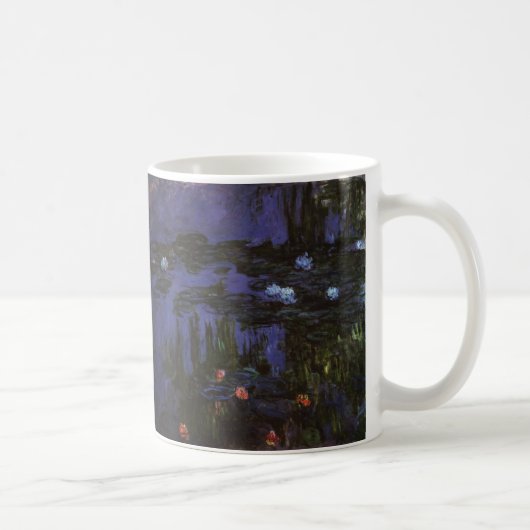 Wasserlilien von Claude Monet, Vintager Impression Kaffeetasse (Rechts)