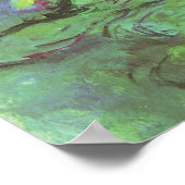 Wasserlilien von Claude Monet, Vintager Impression Poster (Ecke)