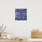 Wasserlilien von Claude Monet, Vintager Impression Poster (Küche)