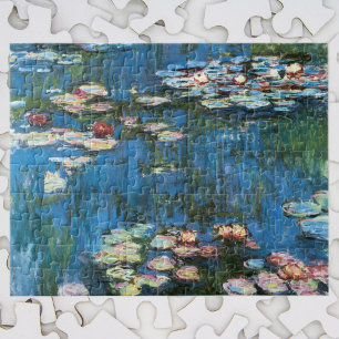 Wasserlilien von Claude Monet, Vintager Impression Puzzle