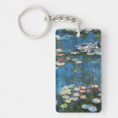 Wasserlilien von Claude Monet, Vintager Impression Schlüsselanhänger (Vorderseite)