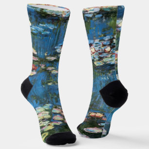 Wasserlilien von Claude Monet, Vintager Impression Socken