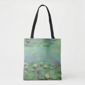 Wasserlilien von Claude Monet, Vintager Impression Tasche (Vorderseite)