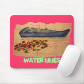 Wasserlilien zerrissene Skizze Mousepad (Mit Mouse)