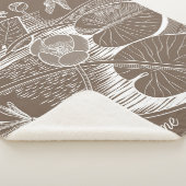 Wasserlilienbraun Sherpadecke (3/4)