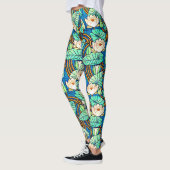 Wasserliliendruck Leggings (Links)