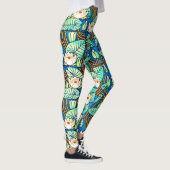 Wasserliliendruck Leggings (Rechts)
