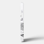 Wasserliliengravur Case-Mate iPhone Hülle (Rückseite / Links)