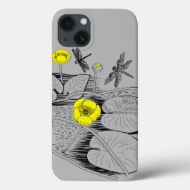 Wasserliliengravur Case-Mate iPhone Hülle