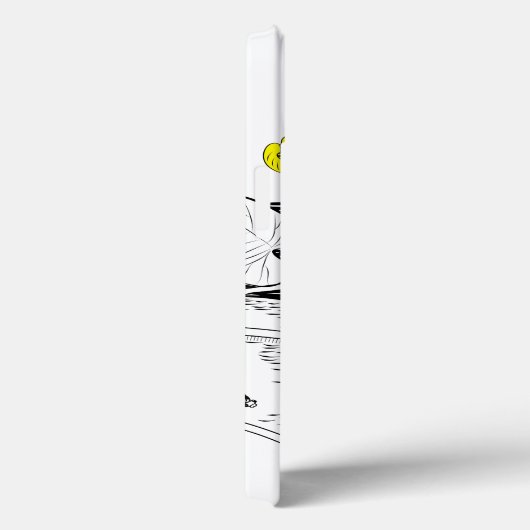 Wasserliliengravur Case-Mate iPhone Hülle (Rückseite / Rechts)