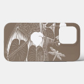 Wasserliliengravur Case-Mate iPhone Hülle (Rückseite (Horizontal))