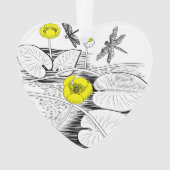 Wasserliliengravur Ornament (Vorderseite)