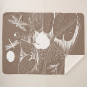 Wasserliliengravur Sherpadecke (Vorderseite (Horizontal))