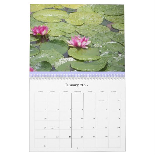 Wasserlilienkalender Kalender (Jan 2027)