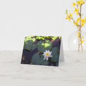 Wasserlilienkarte Karte (Gelbe Blume)