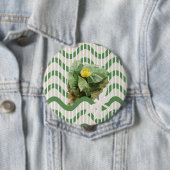 Wasserlilienmuster Button (Beispiel)