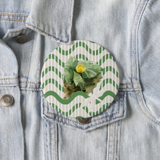 Wasserlilienmuster Button (Beispiel)