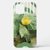 Wasserlilienmuster Case-Mate iPhone Hülle (Rückseite)