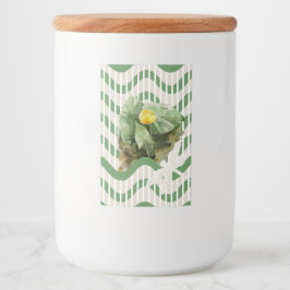 Wasserlilienmuster Lebensmitteletikett