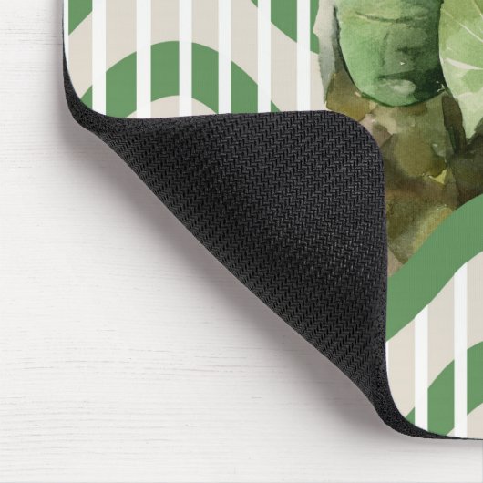 Wasserlilienmuster Mousepad (Ecke)