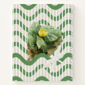 Wasserlilienmuster Notizblock (Rückseite)