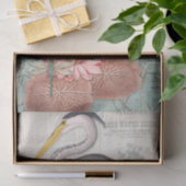 Wasserliliensee Graue Herberge Vintage Decoupage Seidenpapier (Geschenk)