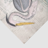 Wasserliliensee Graue Herberge Vintage Decoupage Seidenpapier (Ausschnitt)