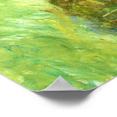 Wasserliliensee in Giverney Poster (Ecke)