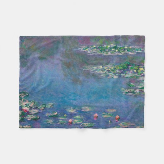 Wasserliliensee, Monet Fleecedecke (Vorderseite (Horizontal))