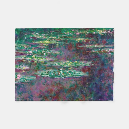 Wasserliliensee, Monet Fleecedecke (Vorderseite (Horizontal))