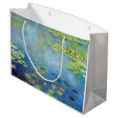 Wasserliliensee, Monet Große Geschenktüte (Rückseite Schrägansicht)