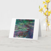 Wasserliliensee, Monet Karte (Gelbe Blume)