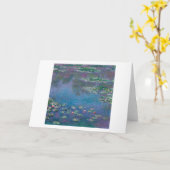 Wasserliliensee, Monet Karte (Gelbe Blume)