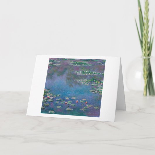Wasserliliensee, Monet Karte (Vorderseite)
