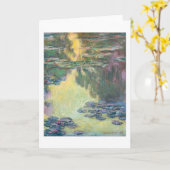 Wasserliliensee, Monet Karte (Gelbe Blume)
