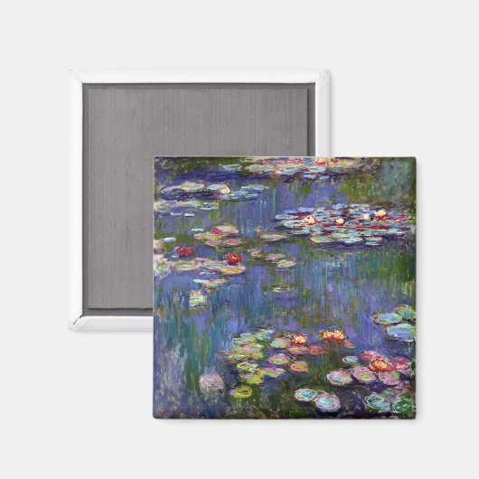 Wasserliliensee, Monet Magnet (Vorderseite/Rückseite)