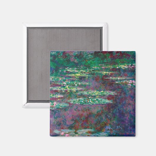 Wasserliliensee, Monet Magnet (Vorderseite/Rückseite)