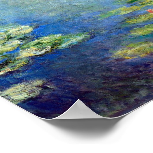 Wasserliliensee, Monet Poster (Ecke)